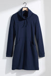 Women's Organic French Terry Weekend Dress - Dark Navy