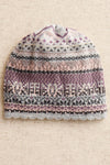 Highlands Pattern Alpaca Blend Hat - Grey