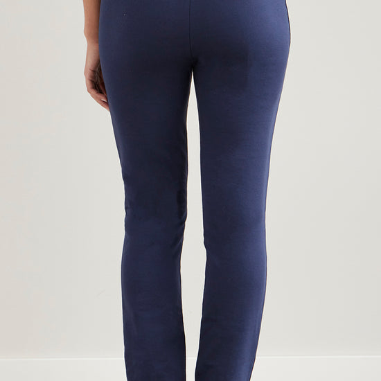 Women's Organic Knit Pants with Pockets - Midnight Navy