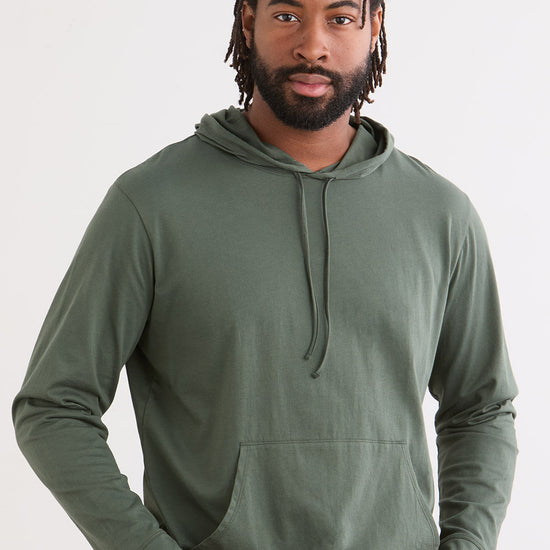 Unisex 100% Organic Cotton Pullover Hoodie - Balsam
