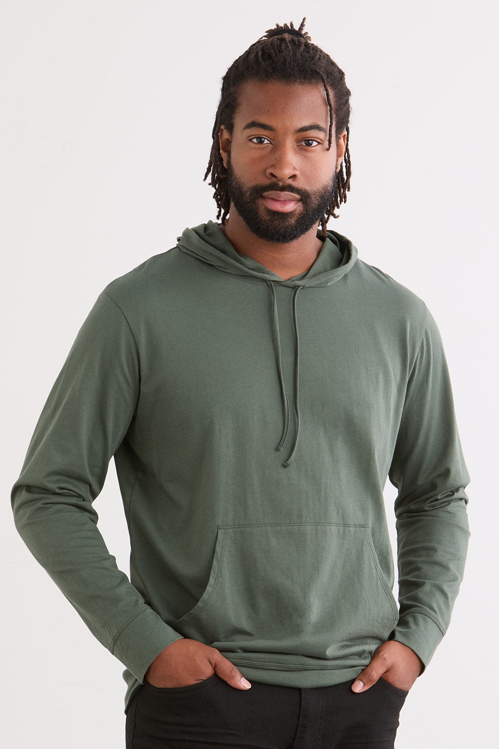 Unisex 100% Organic Cotton Pullover Hoodie - Balsam