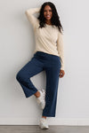 Women's 100% Organic Cotton Relaxed Long Sleeve Crew Neck T-Shirt - Undyed