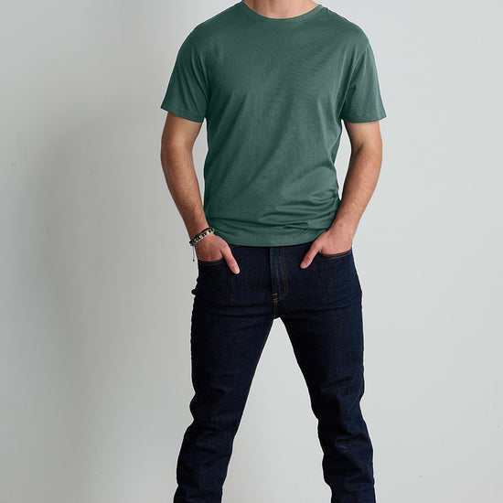 Men's 100% Organic Cotton Crew Neck T-Shirt - Balsam