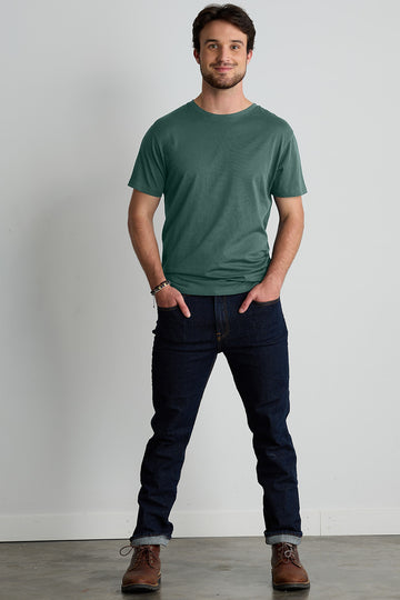 Men's 100% Organic Cotton Crew Neck T-Shirt - Balsam