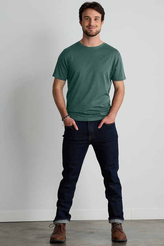 Men's 100% Organic Cotton Crew Neck T-Shirt - Balsam