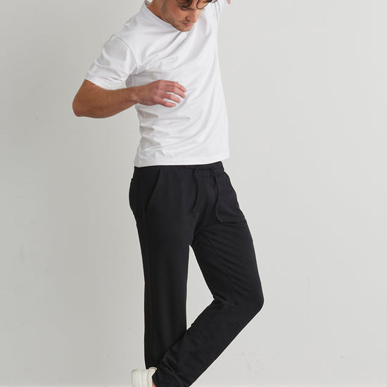 Men's Organic Cotton Jogger Pants - Black