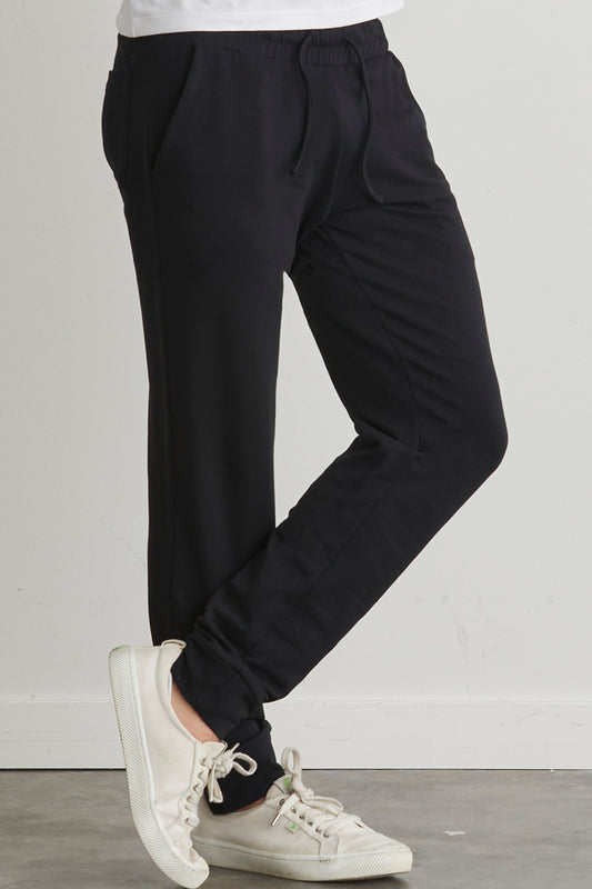 Men's Organic Cotton Jogger Pants - Black