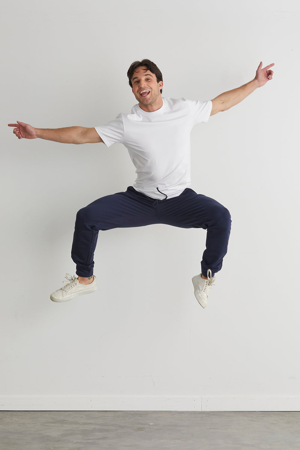 Men's Organic Cotton Jogger Pants - Midnight Navy