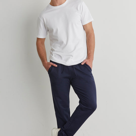 Men's Organic Cotton Jogger Pants - Midnight Navy