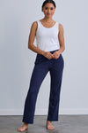 Women's Organic 100% Cotton Lounge Pants - Midnight Navy