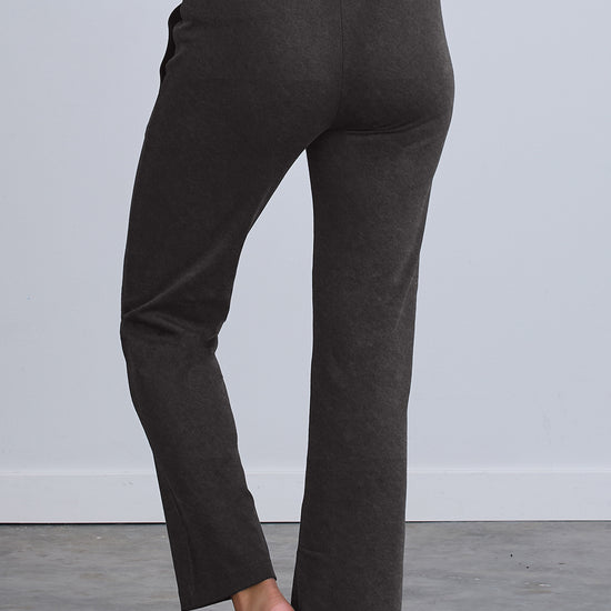 Women's Organic 100% Cotton Lounge Pants - Dark Charcoal Heather