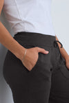 Women's Organic 100% Cotton Lounge Pants - Dark Charcoal Heather
