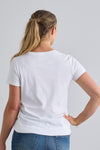 Women's Ultra 100% Organic Cotton Relaxed Crew Neck T-shirt - White