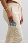 Women's 100% Organic Cotton Lightweight Jogger Cargo Pants - Undyed