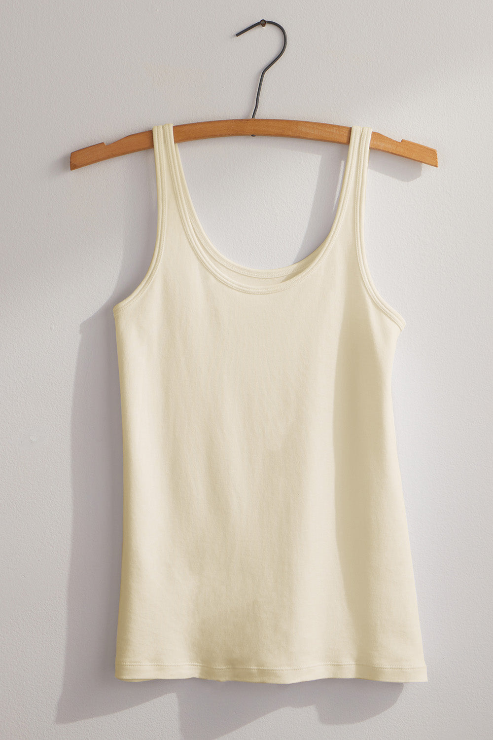 Women's Luxe 100% Organic Cotton Tank Top - Undyed