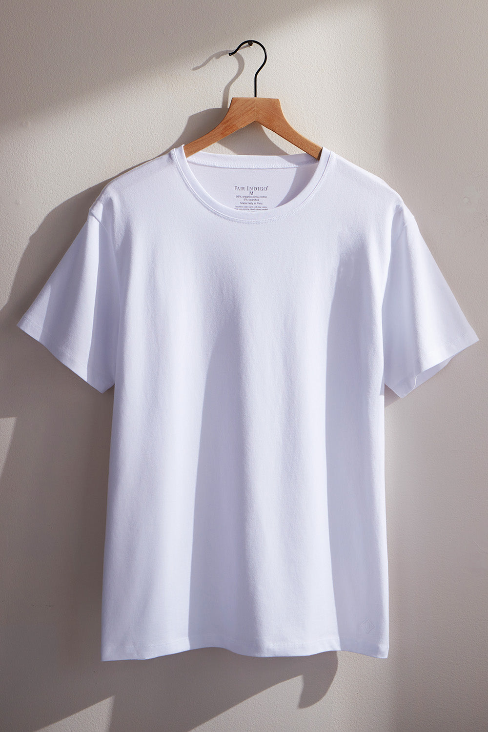 Men's Organic Cotton Crew Neck T-Shirt - White