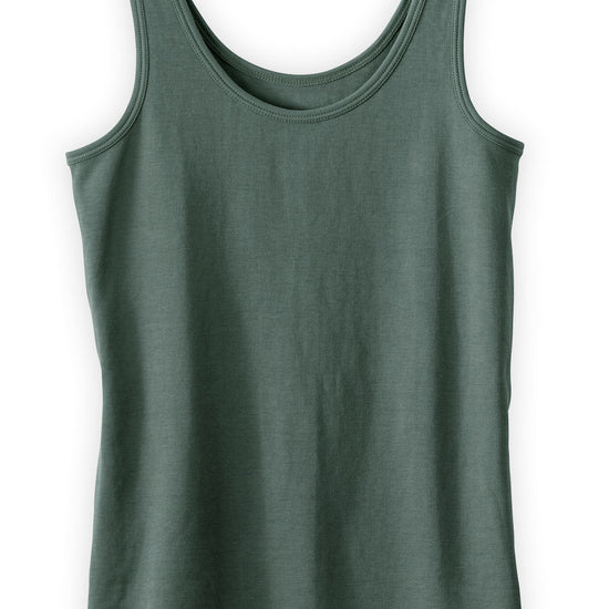 Women's Luxe 100% Organic Cotton Tank Top - Balsam