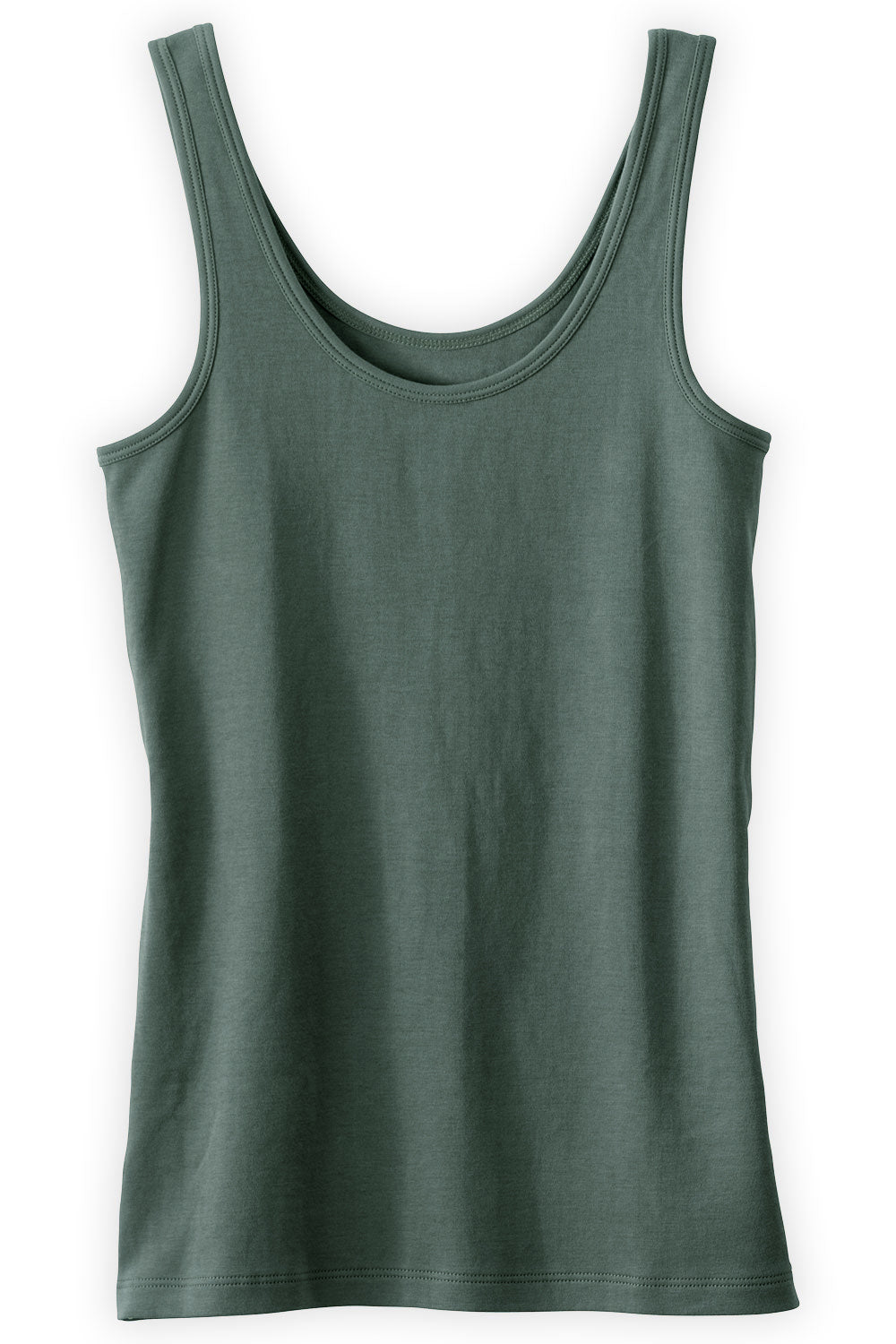 Women's Luxe 100% Organic Cotton Tank Top - Balsam