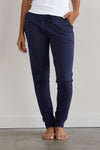 Women's Organic Cotton Joggers - Midnight Navy