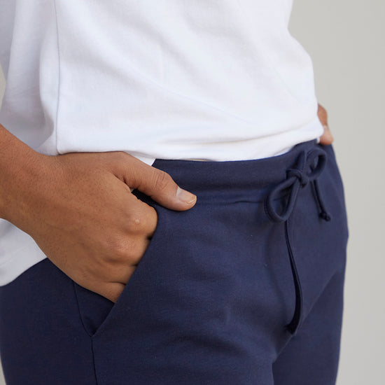 Women's Organic Cotton Joggers - Midnight Navy