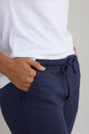 Women's Organic Cotton Joggers - Midnight Navy