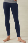Women's Organic 100% Cotton Leggings - Midnight Navy